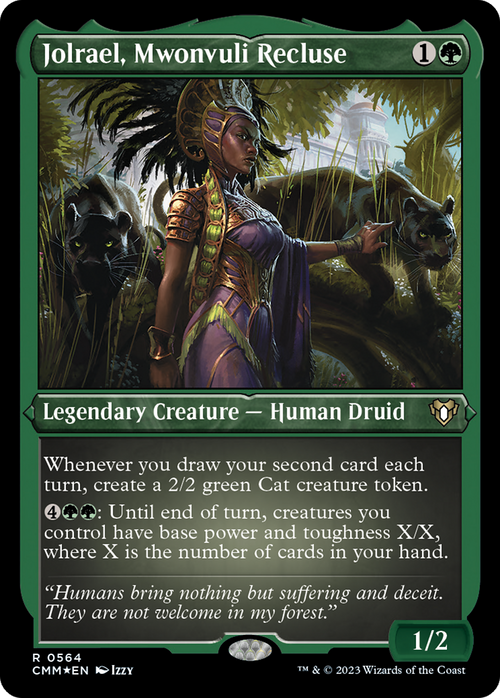 Jolrael, Mwonvuli Recluse (Foil Etched) (CMM-564) - Commander Masters Foil
