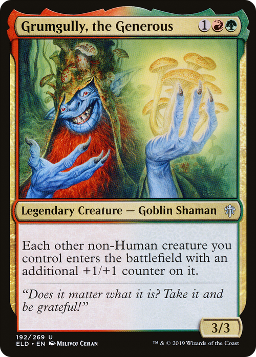 Grumgully, the Generous (ELD-192) - Throne of Eldraine Foil