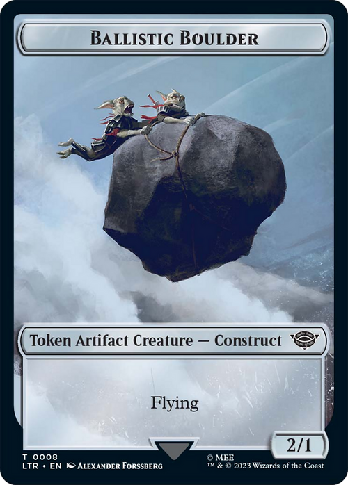 Ballistic Boulder (TLTR-008) - Tales of Middle-earth Tokens