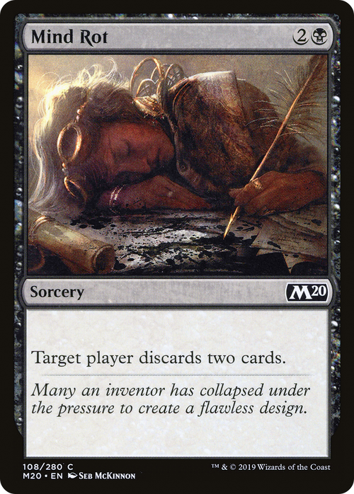 Mind Rot (M20-108) - Core Set 2020 Foil