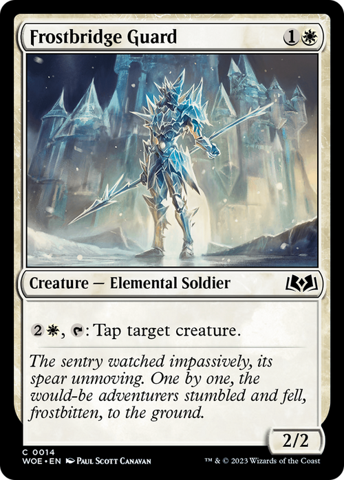 Frostbridge Guard (WOE-014) - Wilds of Eldraine Foil