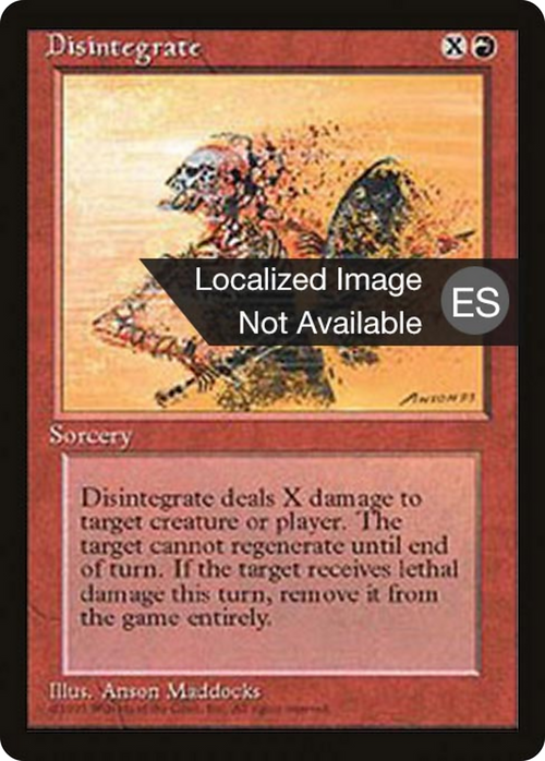 Disintegrate (4BB-203) - Fourth Edition Foreign Black Border