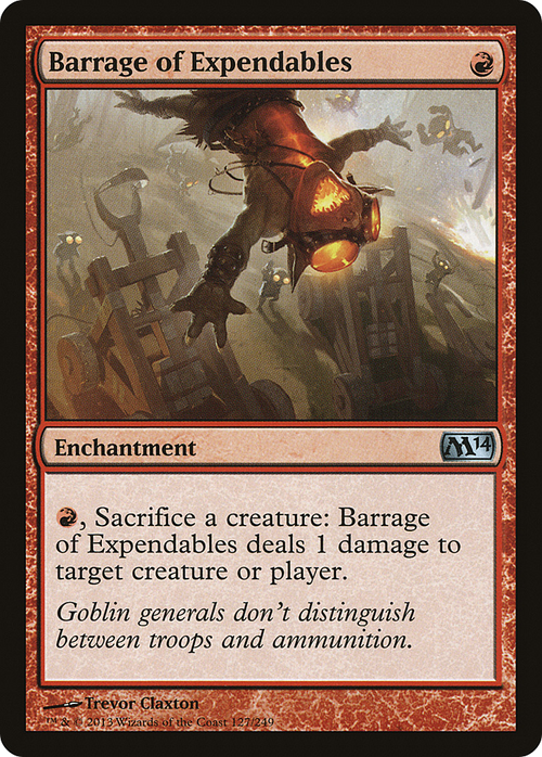 Barrage of Expendables (M14-127) - Magic 2014 Foil