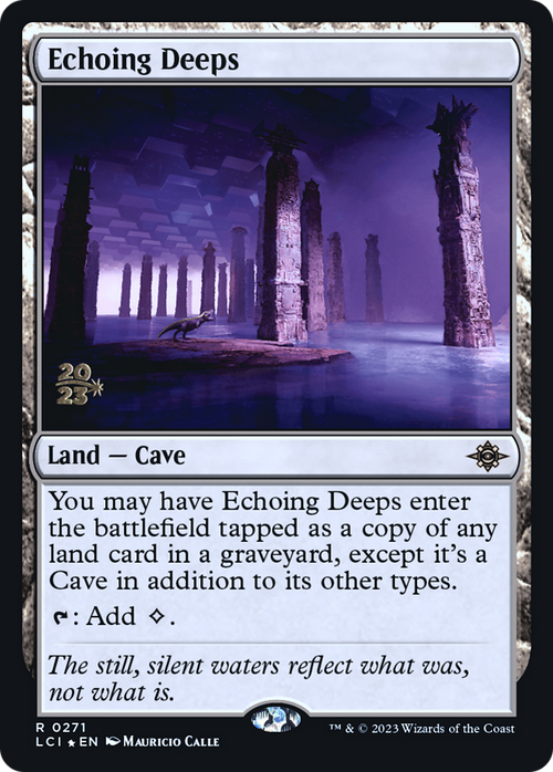 Echoing Deeps (PRE-271) - The Lost Caverns of Ixalan Promos Foil