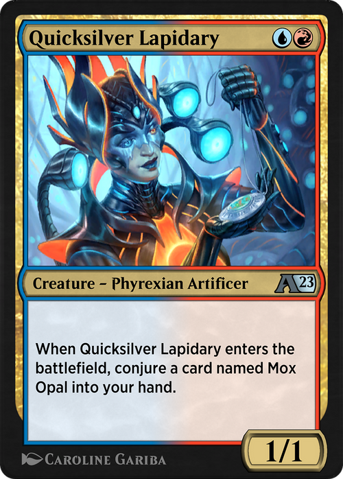 Quicksilver Lapidary (YONE-026) - Alchemy: Phyrexia