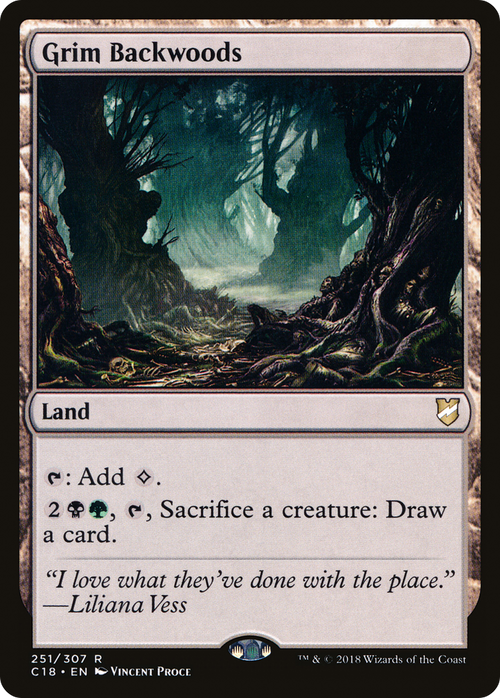 Grim Backwoods (C18-251) - Commander 2018