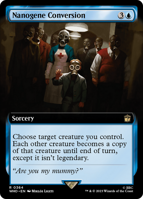 Nanogene Conversion (Extended Art) (WHO-364) - Doctor Who: (Extended Art) Foil