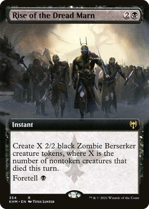 Rise of the Dread Marn (Extended Art) (KHM-354) - Kaldheim: (Extended Art)