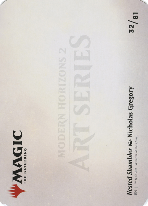 Nested Shambler // Nested Shambler (AMH2-032) - Modern Horizons 2 Art Series (Borderless)