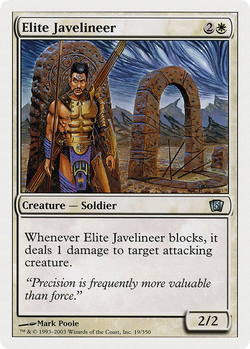 Elite Javelineer (8ED-019) - 8th Edition Foil