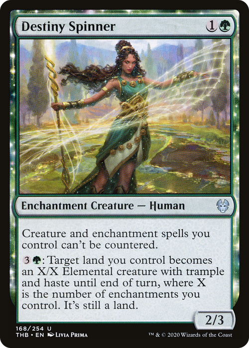 Destiny Spinner (THB-168) - Theros Beyond Death: (enchantment) Foil