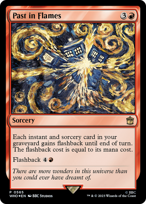 Past in Flames (LARP-565) - Doctor Who Foil