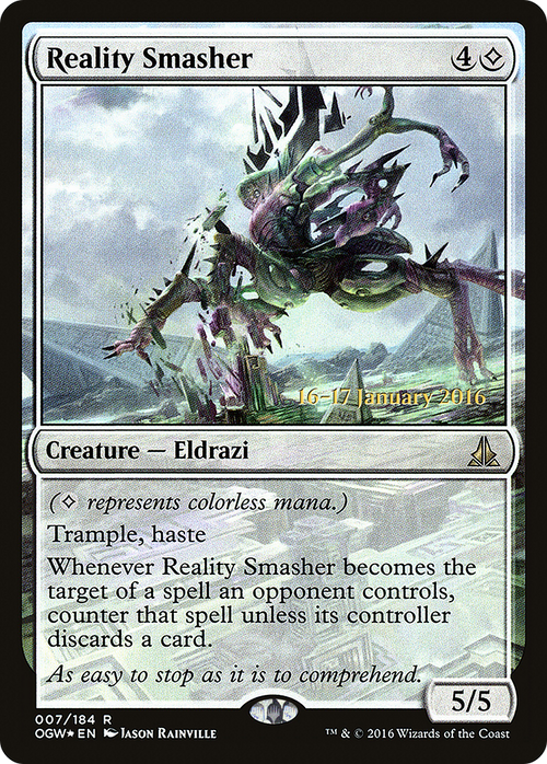 Reality Smasher (PRE-07S) - Oath of the Gatewatch Promos Foil