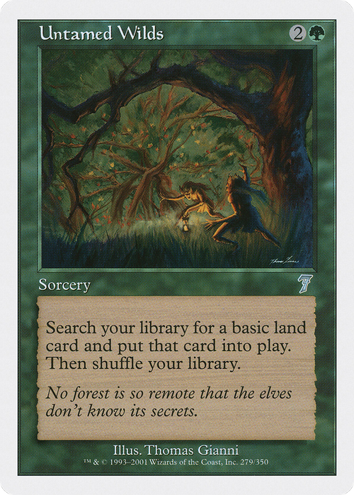 Untamed Wilds (7ED-279) - 7th Edition Foil