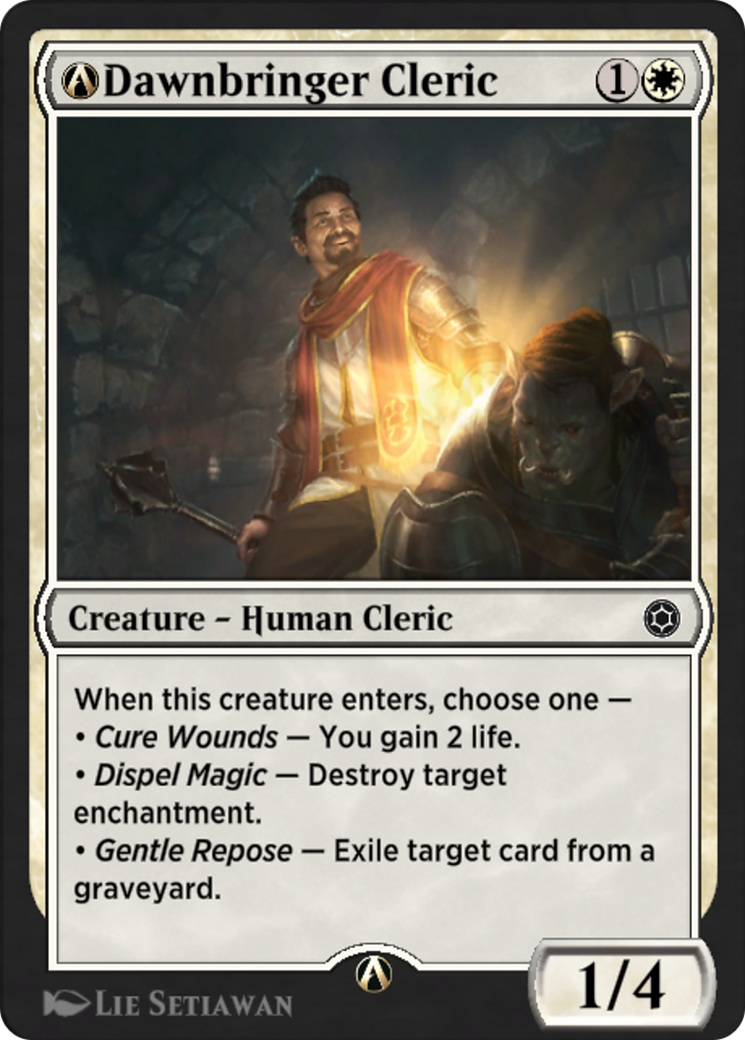A-Dawnbringer Cleric (HBG-A-87) - Alchemy Horizons: Baldur's Gate