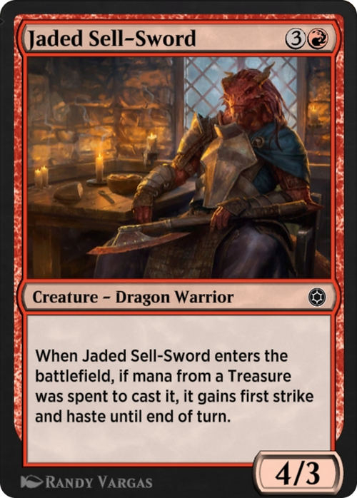 Jaded Sell-Sword (HBG-185) - Alchemy Horizons: Baldur's Gate