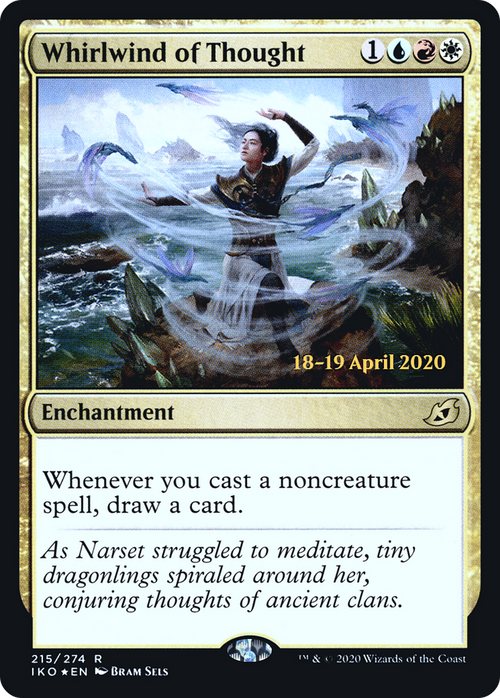 Whirlwind of Thought (PRE-215S) - Ikoria: Lair of Behemoths Promos Foil