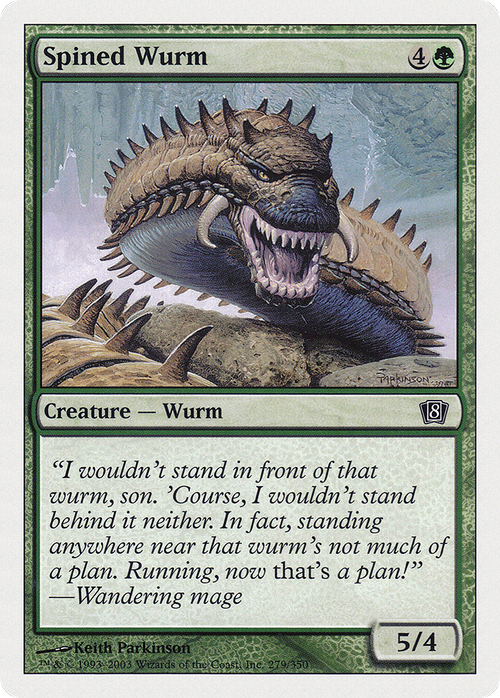 Spined Wurm (8ED-279) - 8th Edition