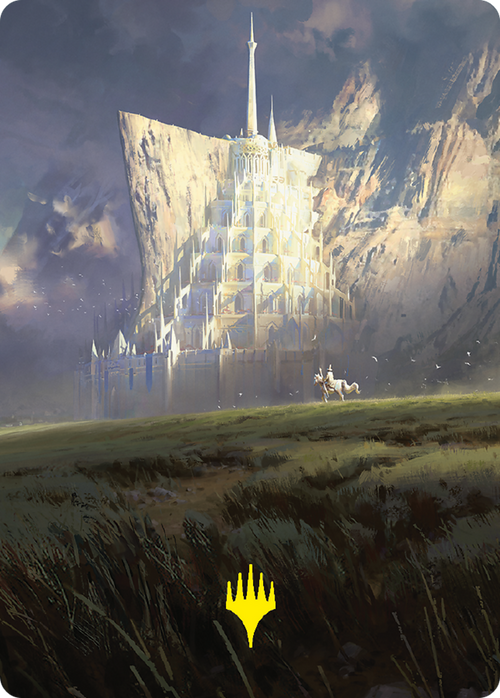 Minas Tirith // Minas Tirith (ALTR-055) - Tales of Middle-earth Art Series (Borderless)
