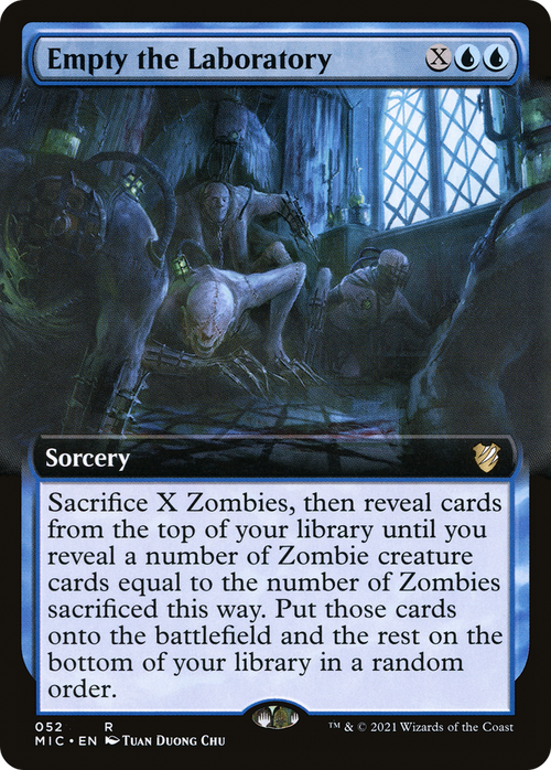Empty the Laboratory (Extended Art) (MIC-052) - Midnight Hunt Commander: (Extended Art)