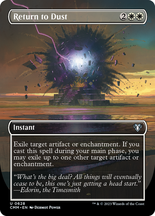 Return to Dust (Borderless) (CMM-628) - Commander Masters Foil