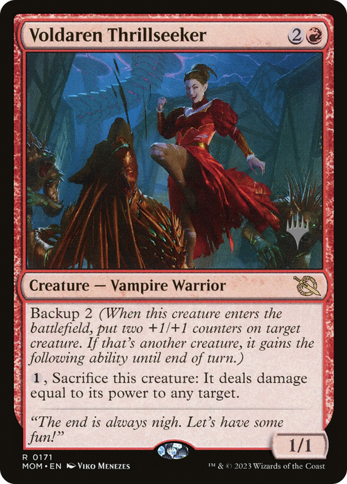 Voldaren Thrillseeker (PPMOM-171) - March of the Machine Promos