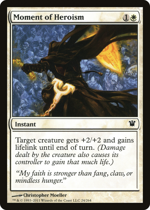 Moment of Heroism (ISD-024) - Innistrad Foil