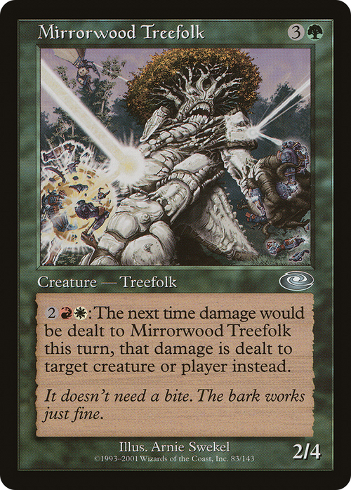 Mirrorwood Treefolk (PLS-083) - Planeshift