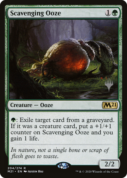 Scavenging Ooze (PPM21-204P) - Core Set 2021 Promos Foil