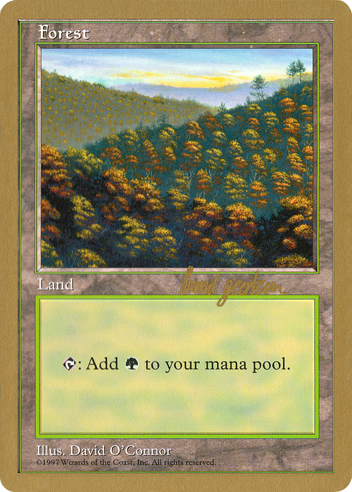 Forest (419) - 1997 Svend Geertsen (5ED) (WCD-) - World Championship Decks 1997