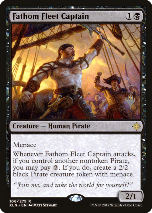Fathom Fleet Captain (PPM20-106P) - Ixalan Promos