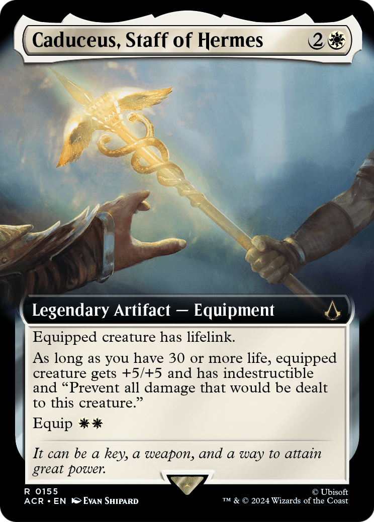 Caduceus, Staff of Hermes (Extended Art) (ACR-155) - Assassin's Creed: (Extended Art)