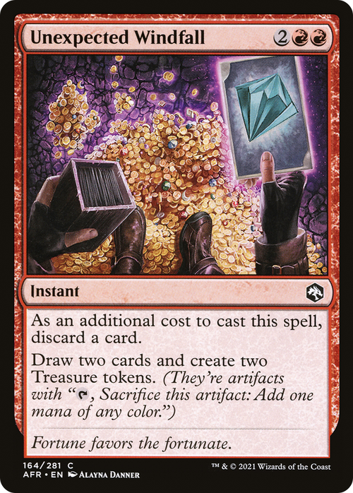 Unexpected Windfall (AFR-164) - Adventures in the Forgotten Realms Foil