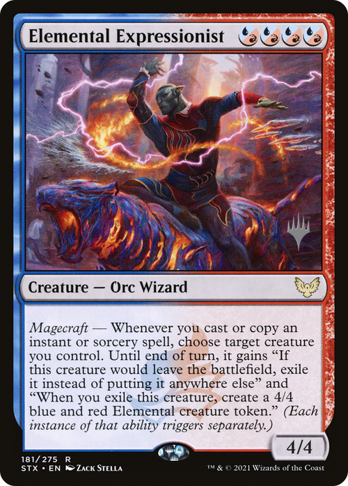 Elemental Expressionist (PPSTX-181P) - Strixhaven: School of Mages Promos Foil