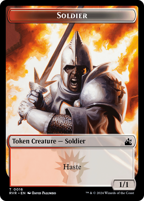 Soldier (TRVR-016) - Ravnica Remastered Tokens Foil