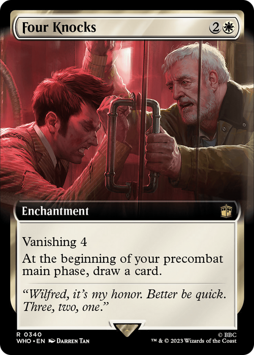 Four Knocks (Extended Art) (WHO-340) - Doctor Who: (Extended Art)