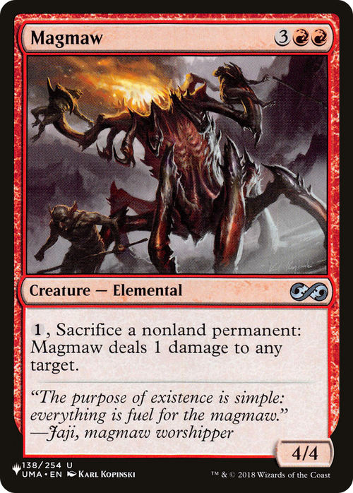 Magmaw (LIST-UMA-138) - The List