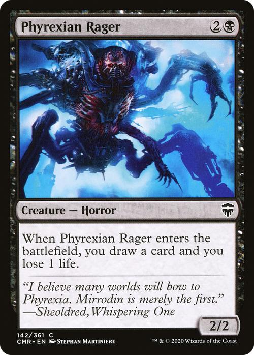 Phyrexian Rager (CMR-142) - Commander Legends Foil