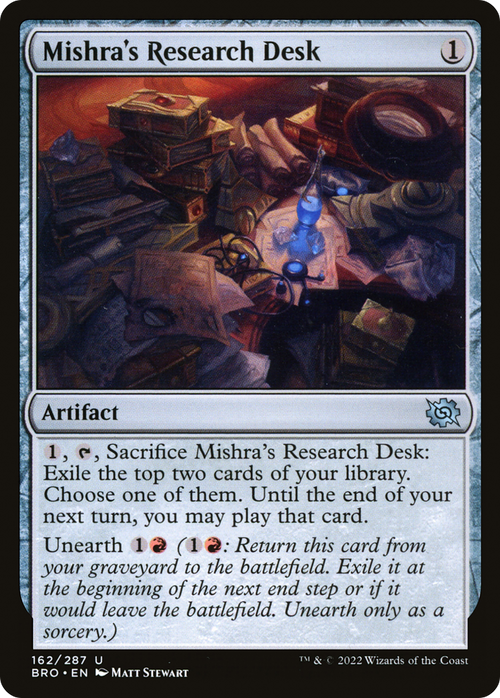Mishra's Research Desk (BRO-162) - The Brothers' War