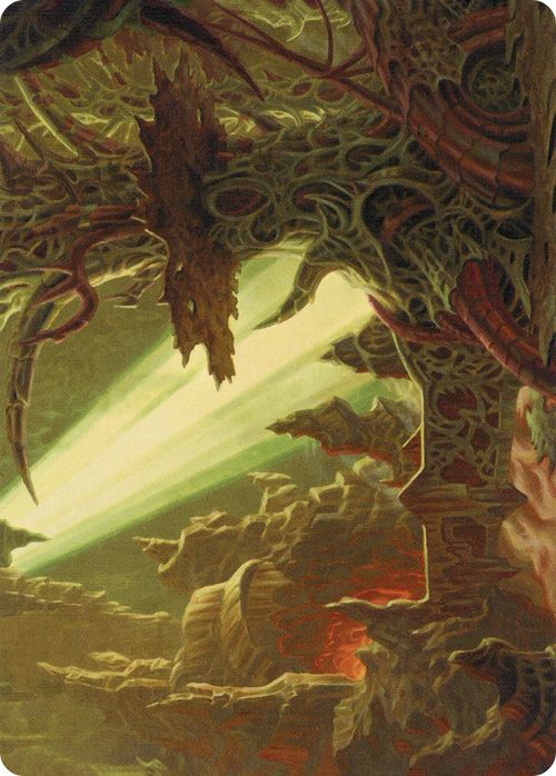 Darkmoss Bridge // Darkmoss Bridge (AMH2-072) - Modern Horizons 2 Art Series (Borderless) Foil