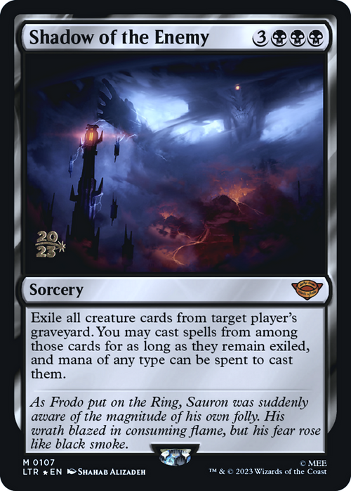 Shadow of the Enemy (PRE-107) - Tales of Middle-earth Promos Foil
