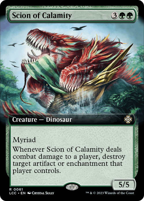 Scion of Calamity (Extended Art) (LCC-061) - The Lost Caverns of Ixalan Commander: (Extended Art)