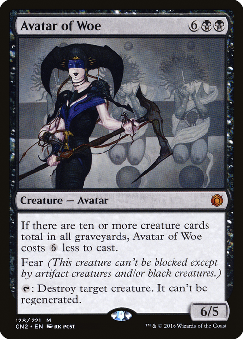 Avatar of Woe (CN2-128) - Conspiracy: Take the Crown Foil