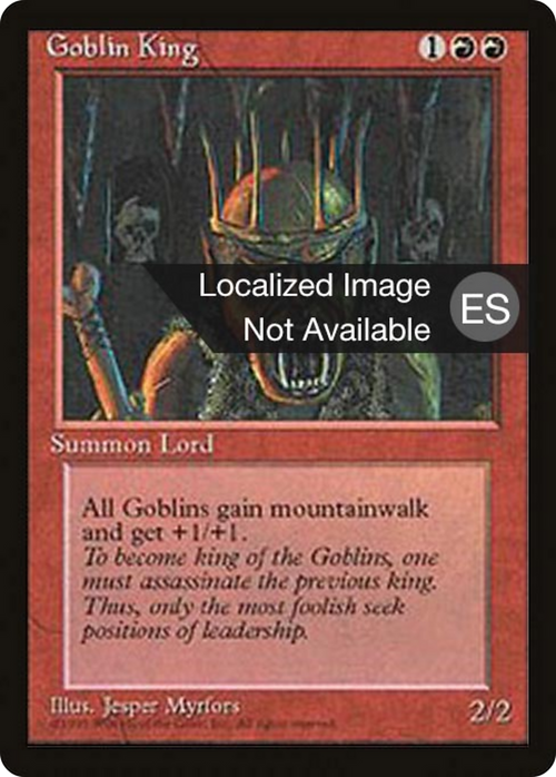 Goblin King (4BB-) - Fourth Edition Foreign Black Border