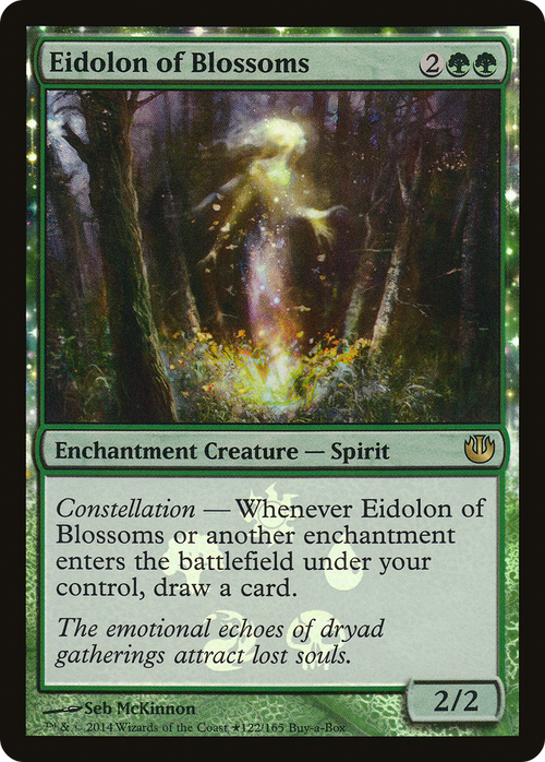 Eidolon of Blossoms (BABP-122★) - Journey into Nyx Promos: (enchantment) Foil