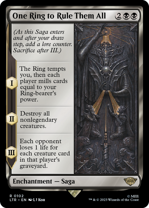 One Ring to Rule Them All (LTR-102) - The Lord of the Rings: Tales of Middle-earth