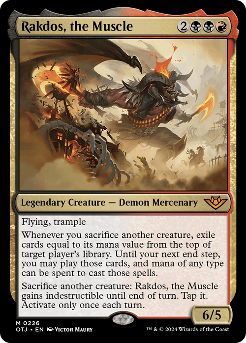 Rakdos, the Muscle (OTJ-226) - Outlaws of Thunder Junction
