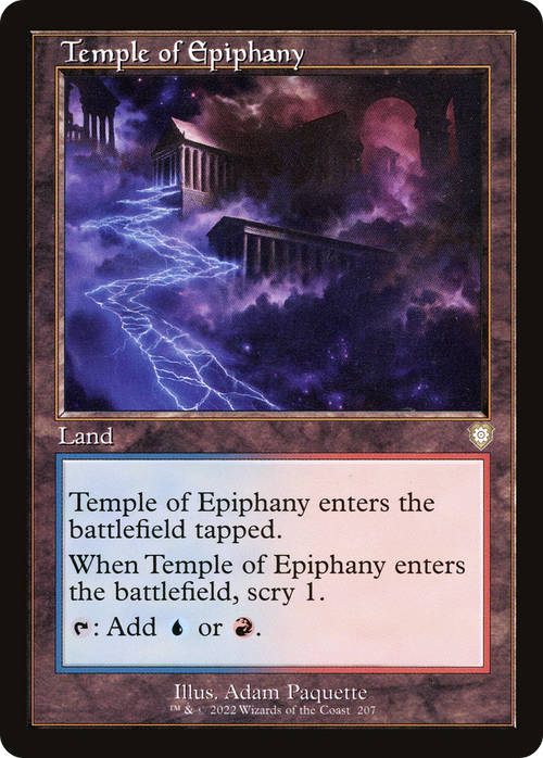 Temple of Epiphany (Retro Frame) (BRC-207) - The Brothers' War Commander