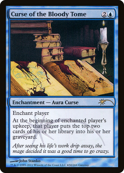 Curse of the Bloody Tome (WPN-080) - Wizards Play Network 2011 Foil