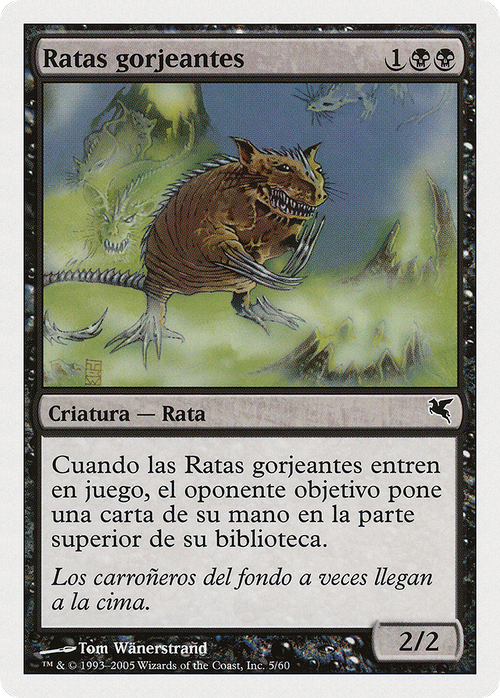 Chittering Rats (Spanish) - "Ratas gorjeantes" (A5) (PSAL-0A5) - Salvat 2005